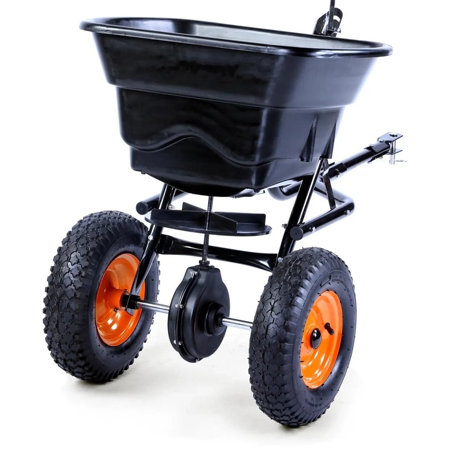 FUXTEC FX-GS36S Streuanhänger Saatgutstreuer in Schwarz mit 36 kg Volumen und einer Streubreite von bis zu 3,65 m - Bild 2