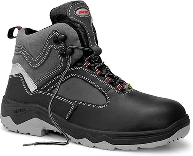 Elten Sicherheitsschnürstiefel Lex Steel ESD S3 aus Rindleder in Schwarz, Größe 48 - Bild 1