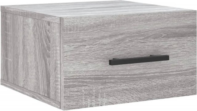 vidaXL Wand-Nachttisch in Grau Sonoma, B/T/H: 35 x 35 x 20 cm - Bild 1
