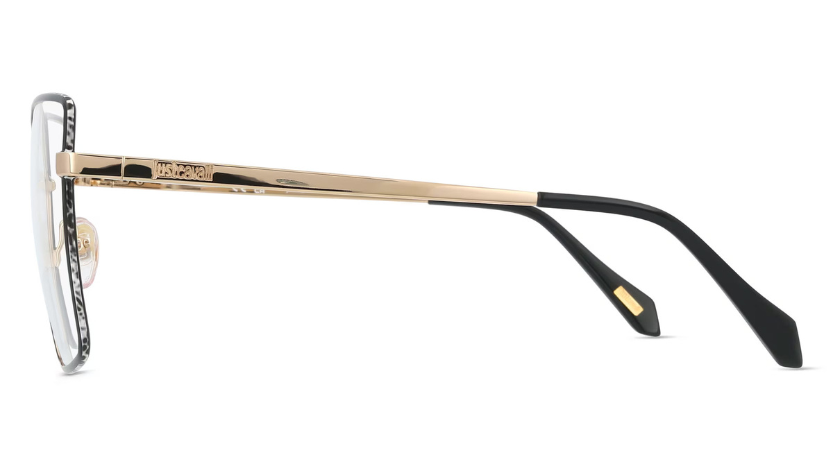 Just Cavalli VJC132 Korrektionsbrille, Vollrand, Quadratisch, Metall, lila - Bild 1