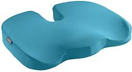 Leitz Sitzkissen Ergo Cosy ergonomisch mit abnehmbarem Stoffbezug, Blau, B: 47 cm, T: 37 cm, H: 9 cm - Bild 1