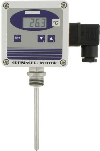 Greisinger GTMU-MP Ausf. 1 Temperatur-Messumformer Pt1000 in Silber, Messbereich -50 bis +400°C - Bild 1