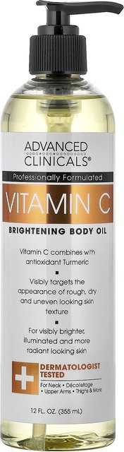 Advanced Clinicals Vitamin C Körperöl, 355 ml - Bild 1