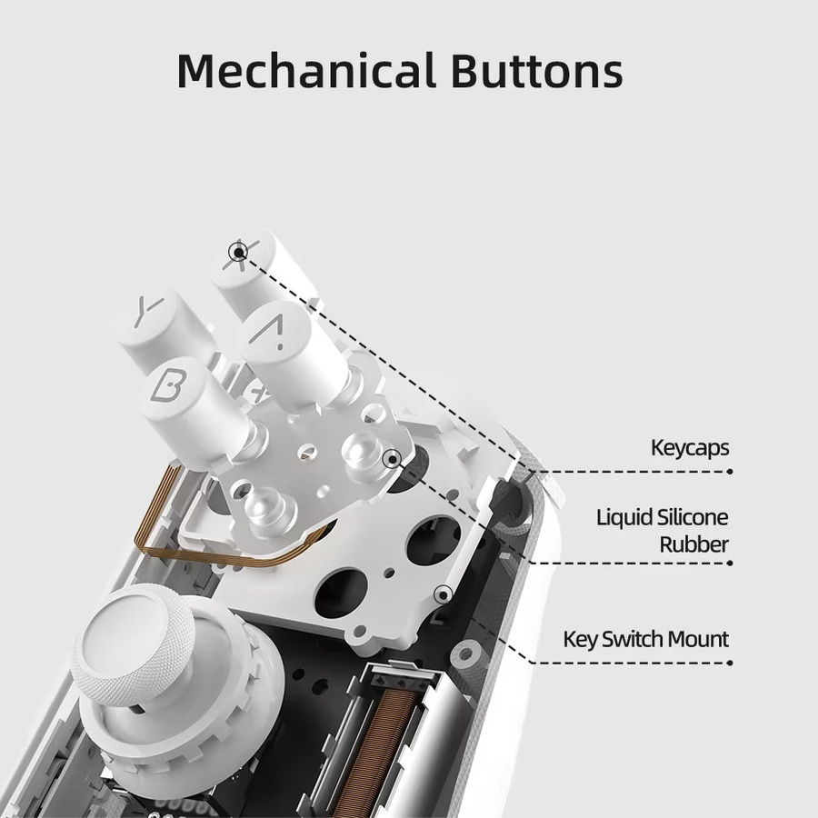 Mobapad M6 Gemini Hall-Effekt Joystick Controller mit HD-Vibration für Nintendo Switch und Nintendo Switch OLED - Bild 2