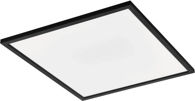 Eglo LED-Deckenleuchte Salobrena-Z CCT in Schwarz und Weiß, quadratisch, dimmbar mit Fernbedienung und Timer - Bild 1