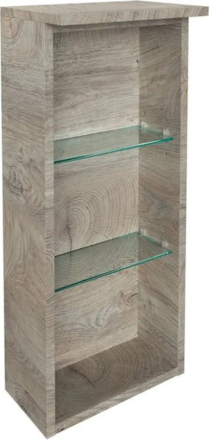 Fackelmann Regal Oxford in Eiche Nature mit 3 Fächern, B/H/T: 30 x 69,6 x 20 cm - Bild 1