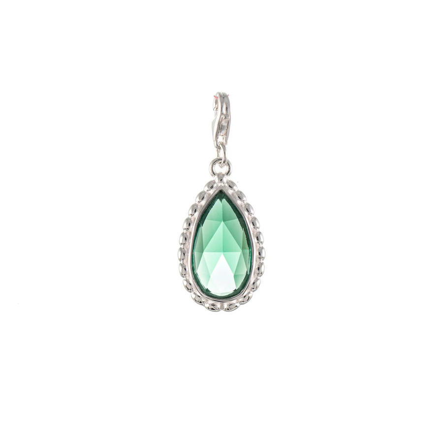 Wechselstein für Collier Signature, 925 Silber, grün, Unisex - Bild 1