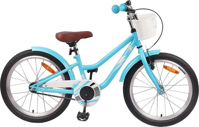 vidaXL Kinderfahrrad 18 Zoll Himmelblau für 5-7 Jahre Alt - Bild 1