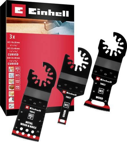 Einhell Multitool-Set 3-teilig für Holz, Metall und Kunststoff in Schwarz - Bild 3