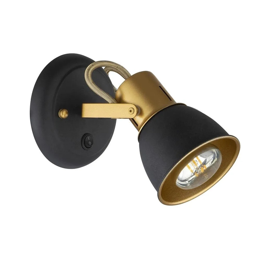 ARTE LAMP LED Wandleuchte in modernem Design für Flur, Küche und Essbereich, Gold/Schwarz - Bild 2