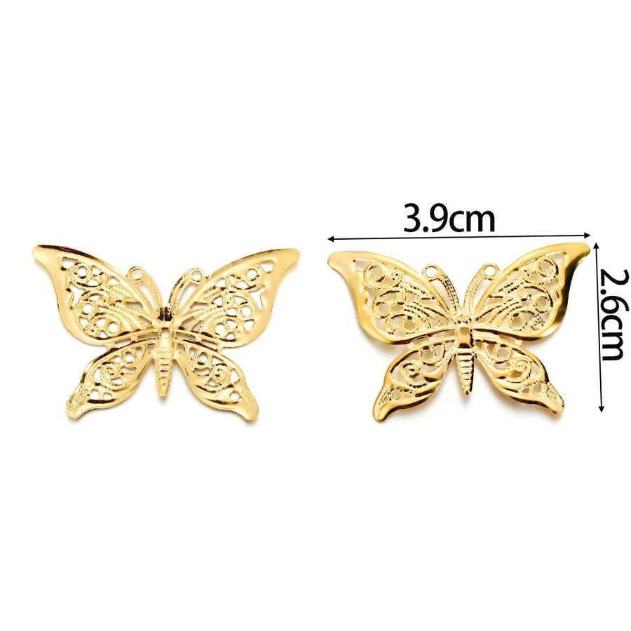 St.kunkka Schmetterling Anhänger, Kupfer, Unisex - Bild 2