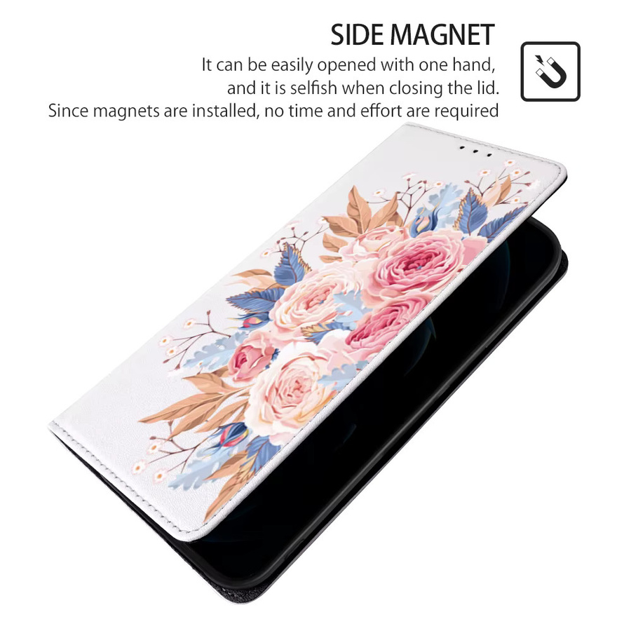 Magnetische Flip-Ledertasche als Kartensteckplatz-Halter für Xiaomi Poco M7 Pro M6 M5 M4 Pro M6 Plus M5S - Bild 2