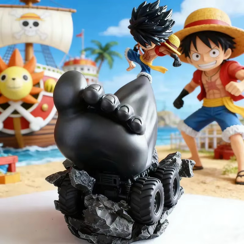 Bandai One Piece Monkey D. Luffy Gear Third Giant Foot Armament Haki Actionfigur, 25cm - Bild 2