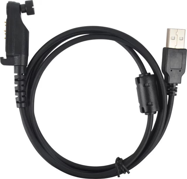 Hytera PC152 USB-Programmierkabel für DMR Digital Portable Radios HP605 HP680 HP700 HP780 HP782 HP785 HP702, Farbe: Schwarz - Bild 1