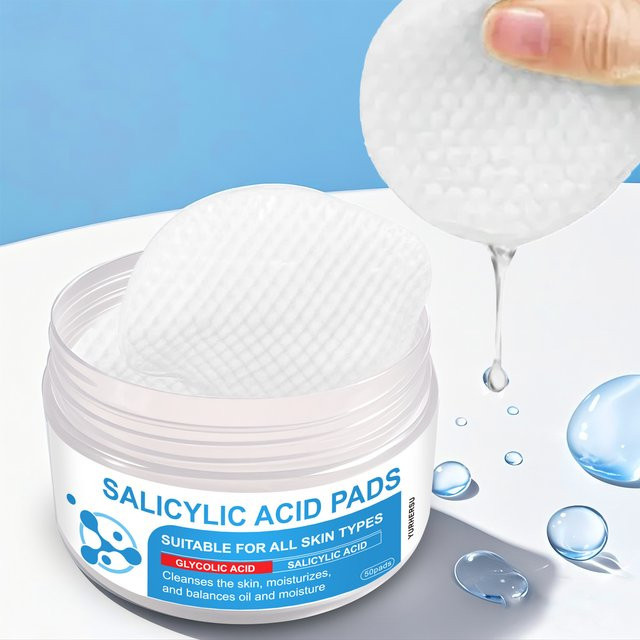 YURHERSU Dual-Effect Gesichtstoner-Pads, AHA, BHA, Salicylsäure, Unisex - Bild 1