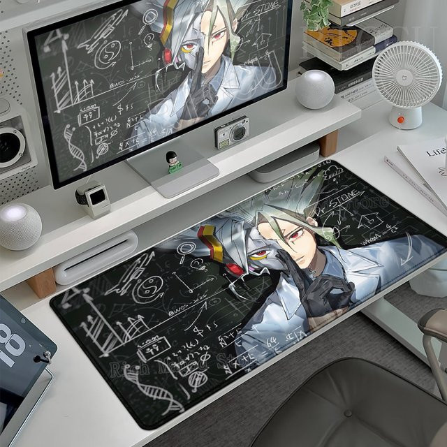Riccu Dr Stone Ishigami Senkuu Anime Gaming-Mauspad XL in Multicolour - Bild 1