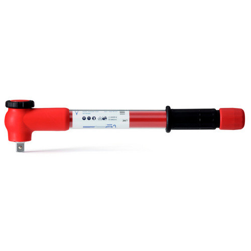 Gedore VDE Drehmomentschlüssel 1/2" 10-50 Nm in Rot und Schwarz - Bild 2
