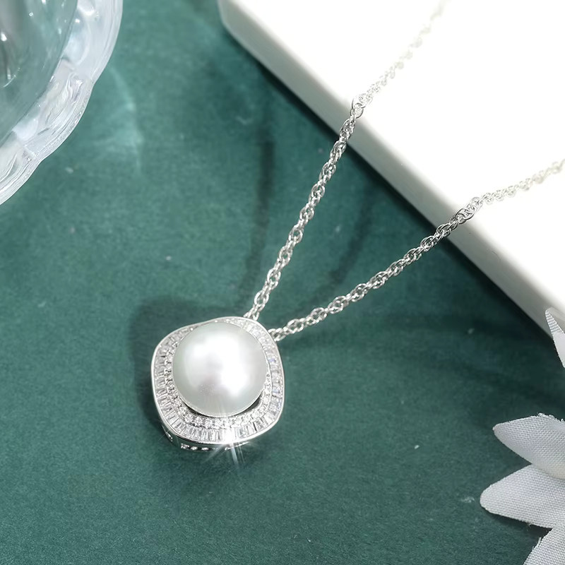 YoYo Halskette, Perle, Silber, Damen - Bild 3