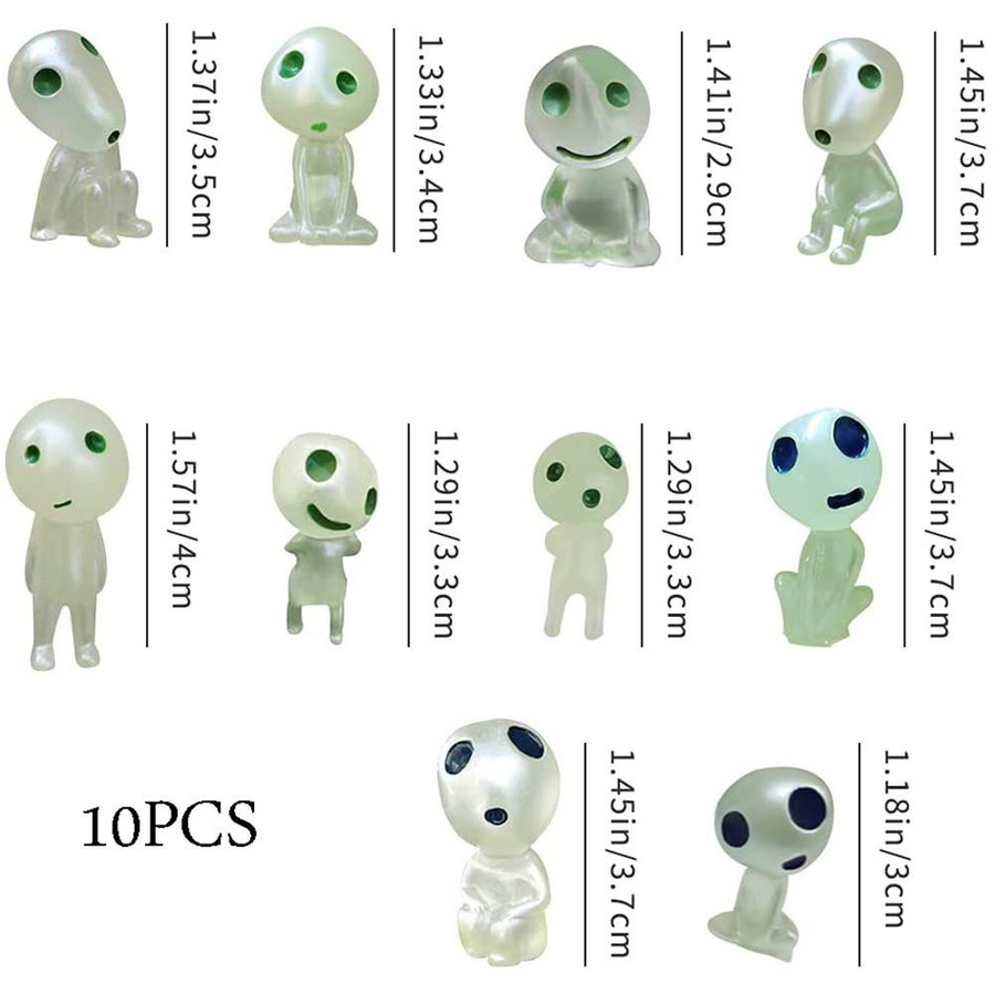 10er Set Wasserdichte Leuchtende Baumelfen Figuren als Gartenornamente und Dekoration für deinen Außenbereich - Bild 3
