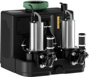 Wilo Abwasserhebeanlage DrainLift SANI Cut-L. 27T/1 in Schwarz mit CEE 16A Anschluss, 230 V/400 V - Bild 1