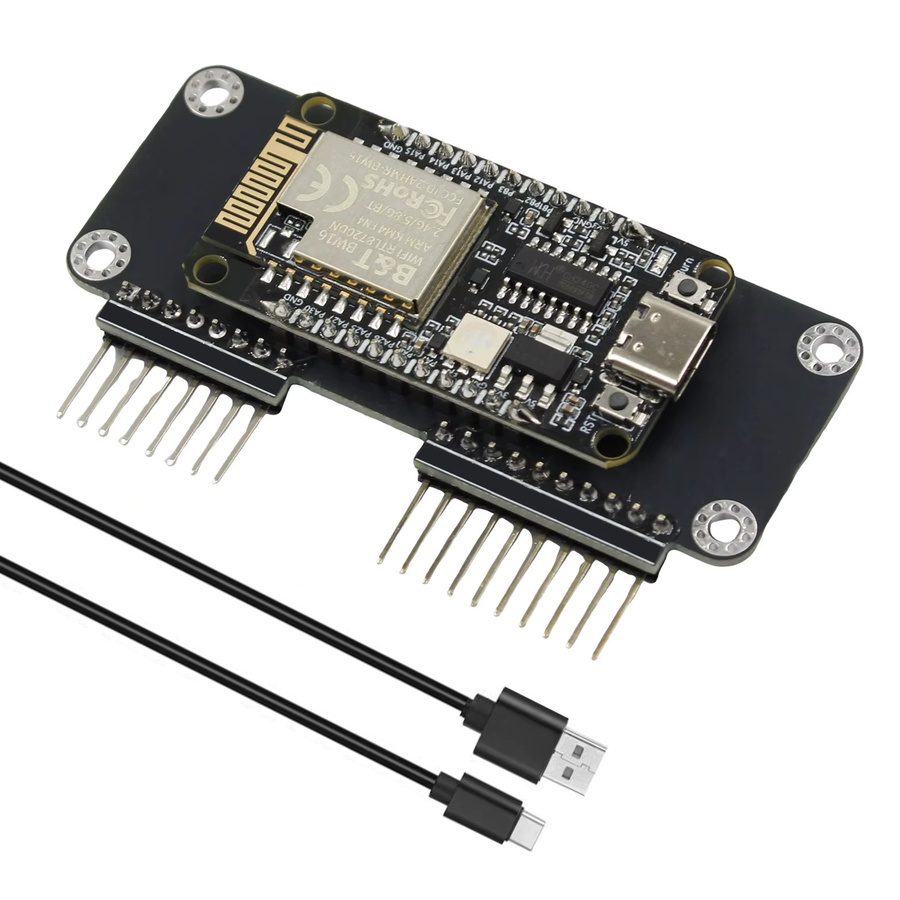 AISANRAY Drahtlose Erweiterungsplatine für Flipper Zero mit BW16 RTL8720DN-Karte, Dualband-WLAN 2,4 G und 5 G, Schwarz (nur Momentum-Firmware unterstützt) - Bild 2