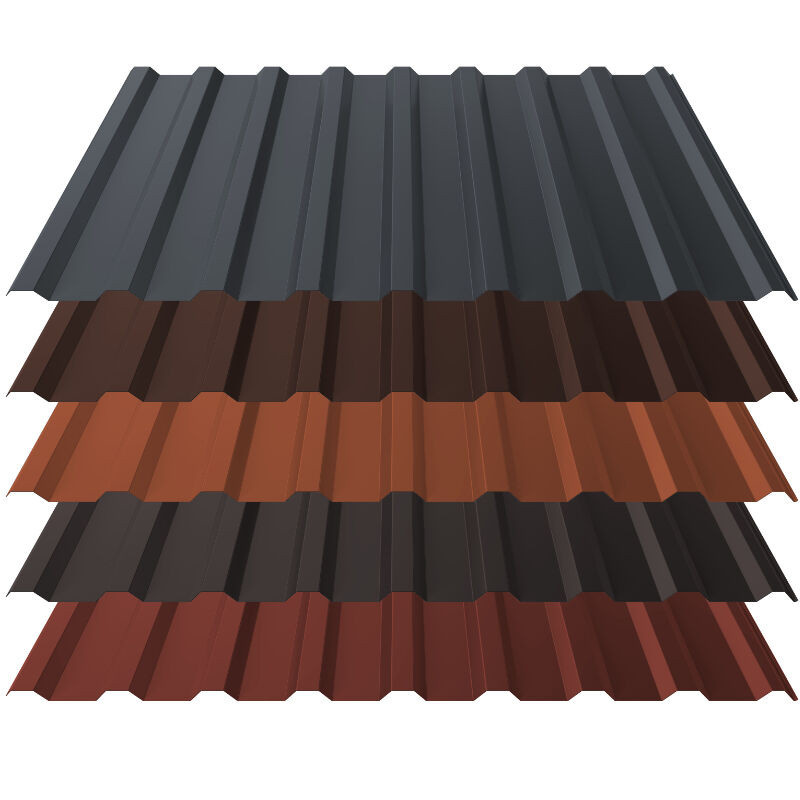 Trapezblech T20+ Dach aus Stahl von Blachotrapez GmbH mit 0,50 mm Materialstärke und 50 µm Polyester Superior HB Beschichtung - Bild 1