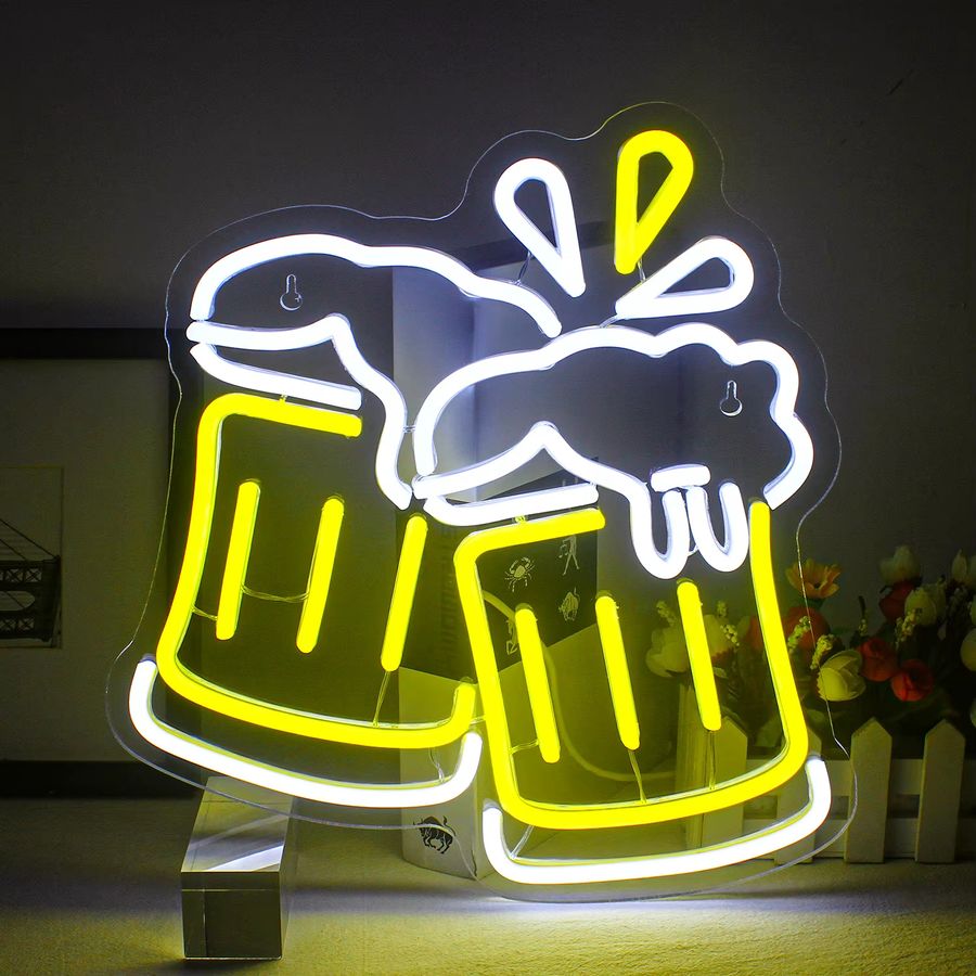 Wanxing Bier Prost Neon LED Zeichen zur Wanddekoration für Bar und Party - Bild 2