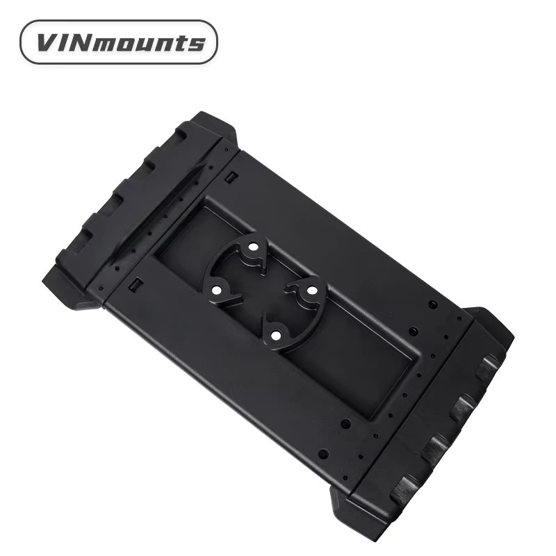 VINmounts Universeller Tablet-Halter für 8-13 Zoll in Schwarz mit verstellbarer Klemme 210-270mm und robustem Montageständer ohne Kugelkopf - Bild 3