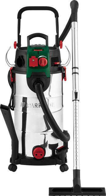 Parkside Nass-/Trockensauger PWDL 40 A1 aus Edelstahl, B/T/H: 48,0 x 38,5 x 101,5 cm - Bild 1