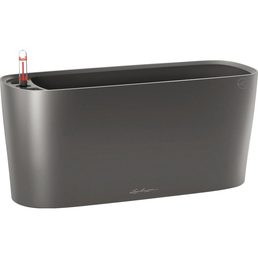 Lechuza Pflanzgefäß Delta 20 Tabletop Anthrazit Metallic B: 40 cm, T: 15 cm, H: 15 cm - Bild 2