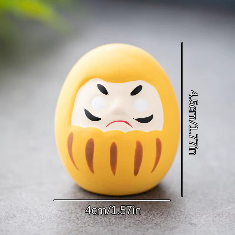 JETTING Daruma Statue aus Keramik als japanisches Glücksornament für dein Fengshui Home Decor - Bild 4