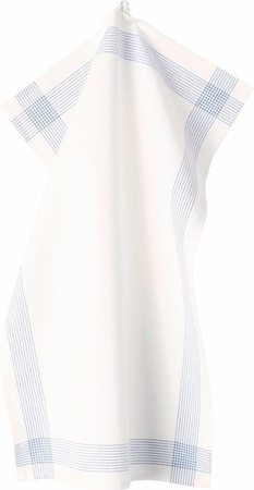 Rico Design Geschirrtuch Blau mit Karomuster aus Leinen und Baumwolle, hochabsorbierend
