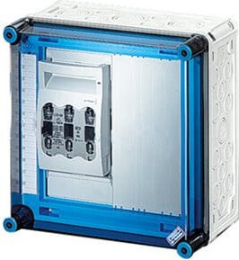 Hensel NH-Sicherungs-Lasttrenngehäuse 1xNH00 3p, 400A, weiß, Wandmontage - Bild 1