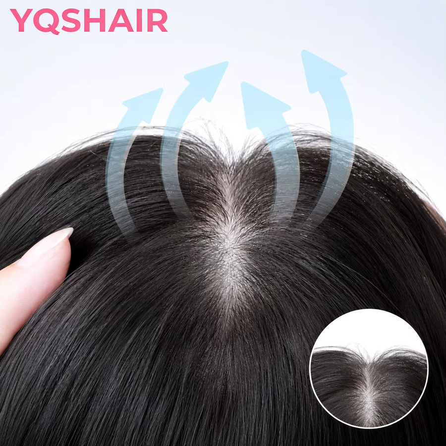 OIMG Full-Lace-Ponytail-Perücke, 100% Echthaar, Seidenbasis - Bild 3