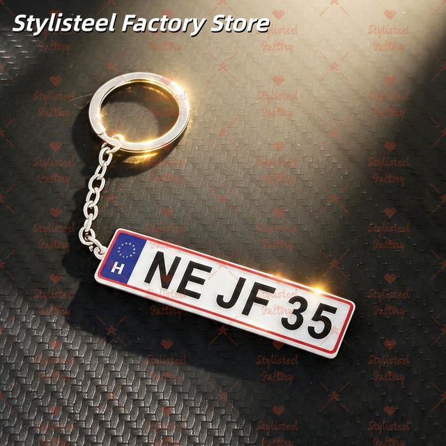 Stylisteel Schlüsselanhänger Acryl, personalisiert, Unisex - Bild 1