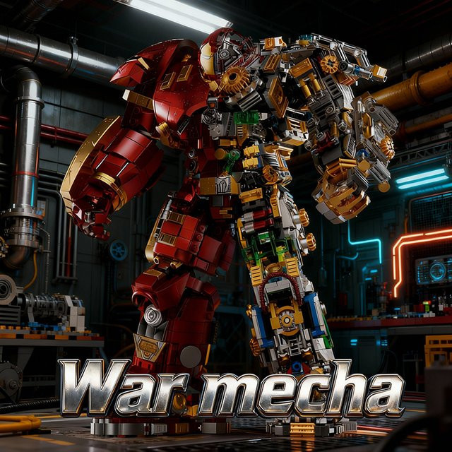 Iron Heroes Buster Mech, Bausteine, Kriegsroboter, Actionfiguren, 2700 Teile - Bild 1
