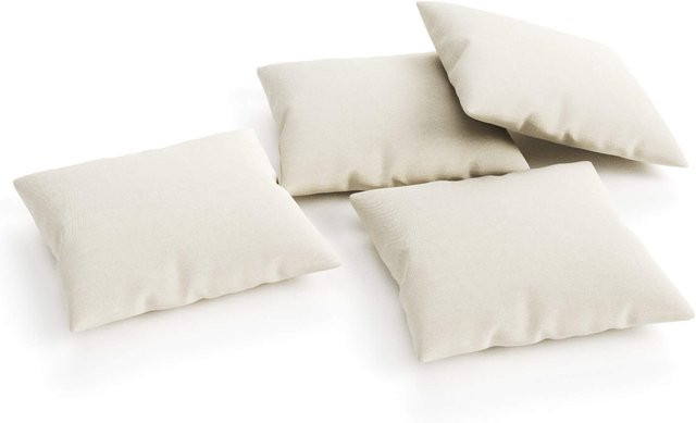 OUTFLEXX Kissen 4er Set, beige, B/T/H: 45 x 45 x 4 cm - Bild 1