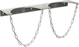 Bauer Südlohn Gasflaschen-Wandhalterung GWH 230-II für 2 Gasflaschen bis ø 230 mm, feuerverzinkt, Silber, L 600 x B 135 x H 50 mm - Bild 2