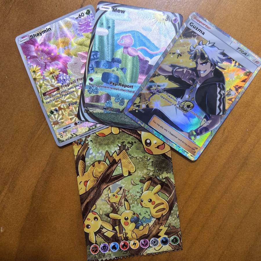 Bandai Pokémon Pocket Series Mew Charizard Giratina Lillie, Englische Zufalls-Flashkarten, Set / Bundle - Bild 3