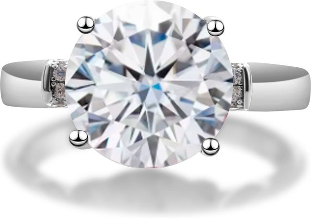 BIJOX STORY Verlobungsring Moissanit, 925 Silber, Damen - Bild 1