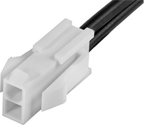 Molex Stiftgehäuse-Kabel 215327-1022 in Schwarz und Weiß - Bild 1