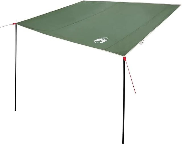 vidaXL Wasserfester Tarp mit Dach in Grün, B/T: 460 x 240 cm - Bild 1