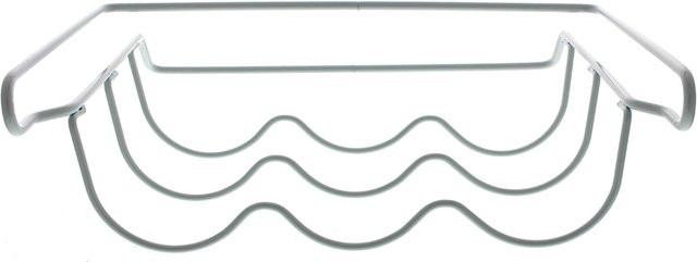 SCANPART Flaschenablage aus Edelstahl in Silber und Weiß - Bild 1