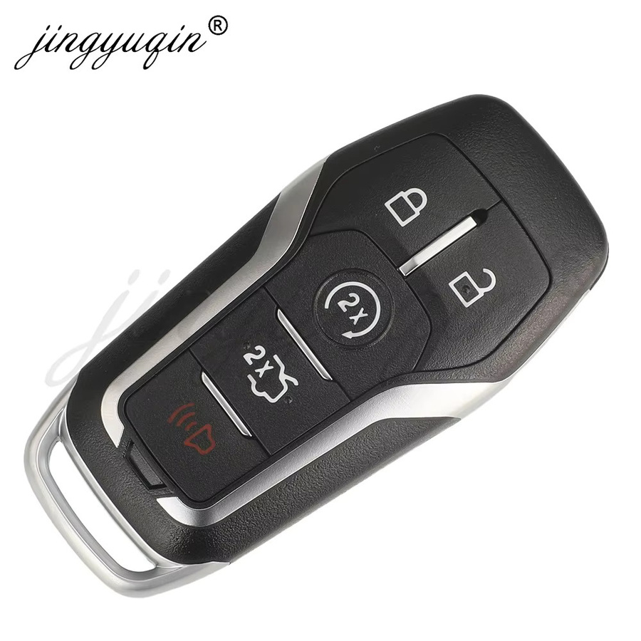 ID49 Smart-Fernbedienungsschlüssel für Ford Fusion Explorer Edge Mustang F150 F250 Lincoln MKC MKX Nautilus 2015+ in Schwarz (433,92/434/868/902MHz) - Bild 2