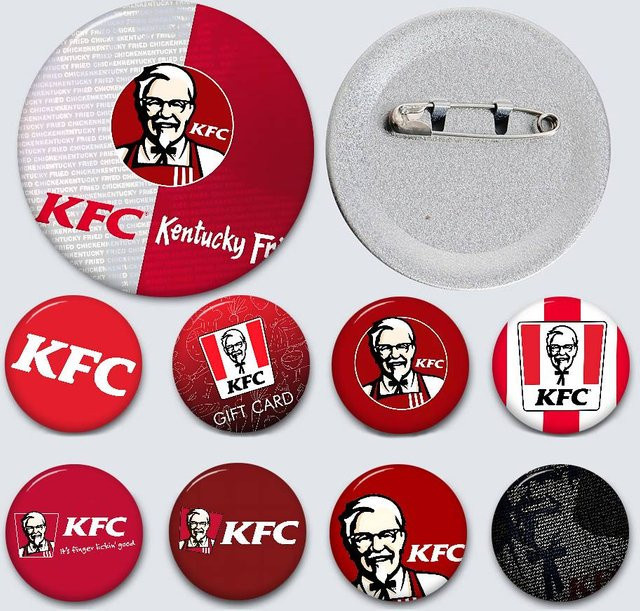 K-HOME Button Pin, Metall, Kinder - Bild 1