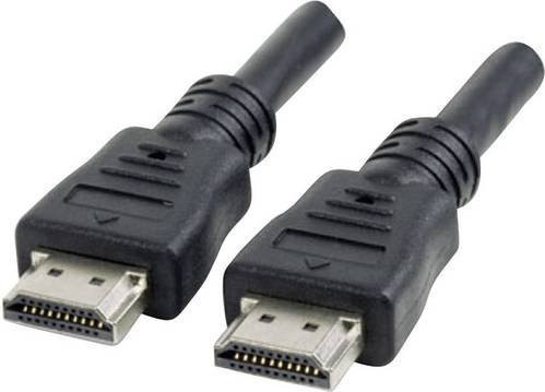 Manhattan HDMI Anschlusskabel 4K UHD in Schwarz mit 5,00 m Länge - Bild 1