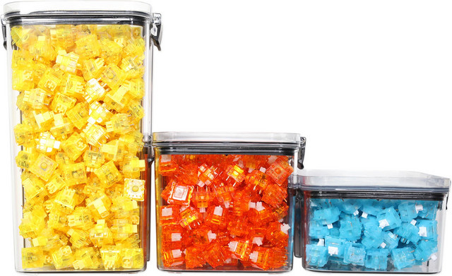 KPrepublic Switch-Aufbewahrungsbox für mechanische Tastaturen kompatibel mit Cherry, TTC, Gateron, Kailh, EG, Everglide und Outemu - Bild 1