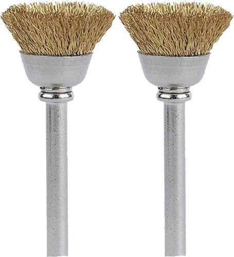 Dremel Messingbürste 536 Gold, 2 Stück - Bild 1