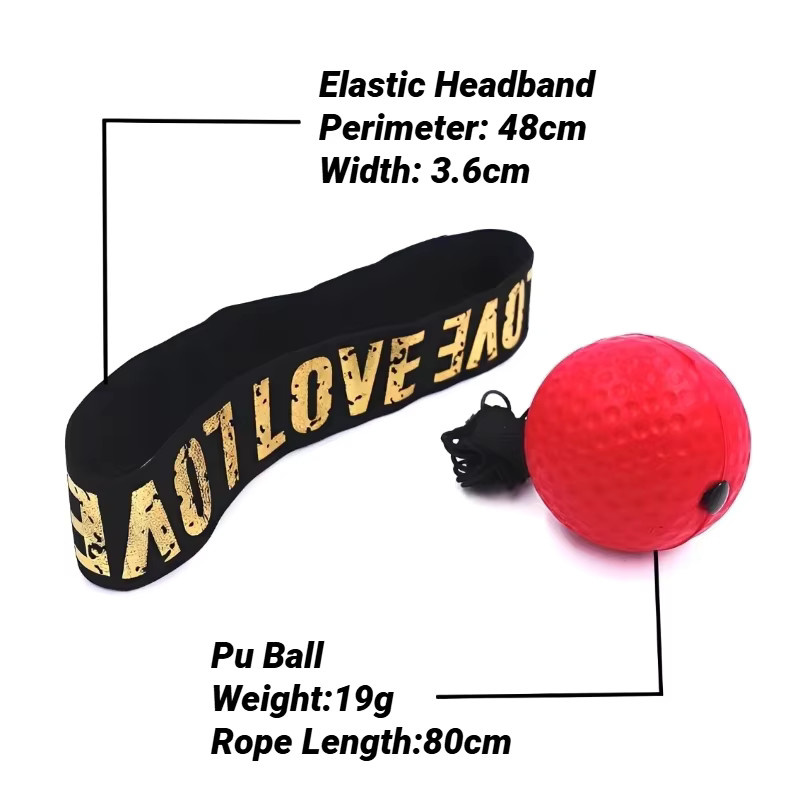 Soulbao Speed Ball Boxen, Fitness Spielzeug, Rot, Kunststoff - Bild 4