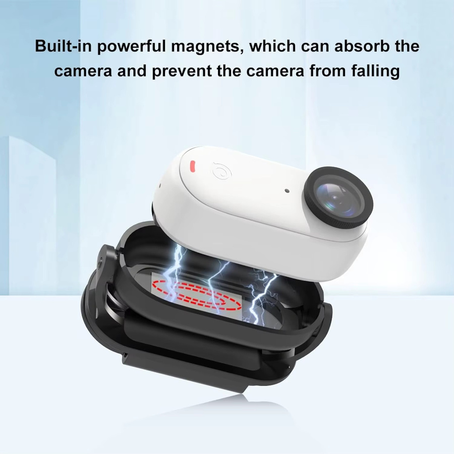 Easy Clip Hutclip Magnetischer Rahmen und Schnellverschlussklemme für Insta360 GO 2, GO 3 und GO 3S Kamerazubehör - Bild 4